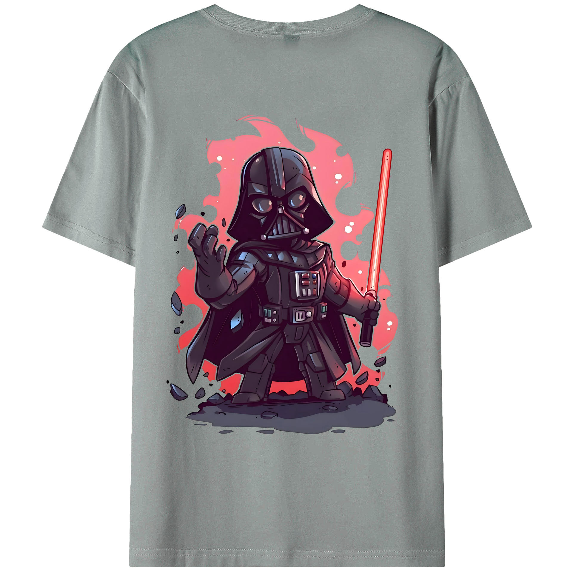 （画像用） スター・ウォーズ Star Wars 綿100％ メンズ半袖Tシャツ（バックプリント） 通気性